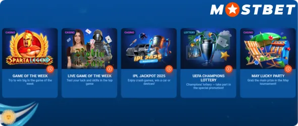 Monthly promotions for Argentina