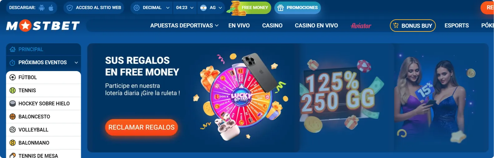 Plataforma juegos azar línea